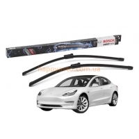 Комплект дворников на Tesla model 3 2016-2023 — Bosch AeroTwin